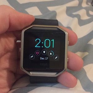 Fitbit blaze. Original size. $100. Barely used.